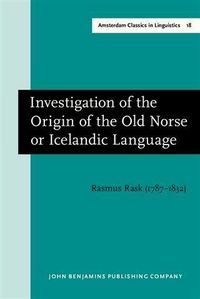 Produktbild: Investigation of the Origin of the Old Norse or Icelandic Language