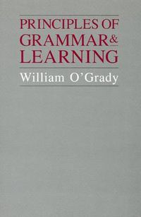 Produktbild: Principles of Grammar and Learning