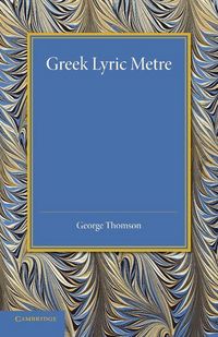 Produktbild: Greek Lyric Metre