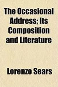 Produktbild: The Occasional Address; Its Composition and Literature