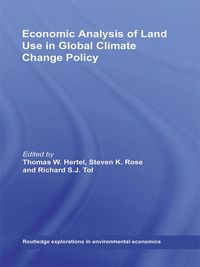 Produktbild: Economic Analysis of Land Use in Global Climate Change Policy