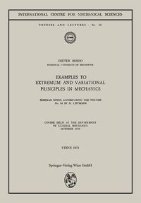 Produktbild: Examples to Extremum and Variational Principles in Mechanics