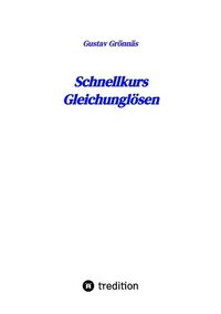 Produktbild: Schnellkurs Gleichungl&ouml;sen