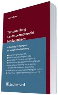 Produktbild: Textsammlung Landesbeamtenrecht Niedersachsen
