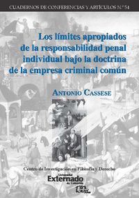 Produktbild: Los l&iacute;mites apropiados de la responsabilidad penal individual bajo la doctrina de la empresa criminal com&uacute;n