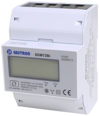 Produktbild: Counttec SDM72Bi Zweirichtungs-Hutschienenz&auml;hler digital 100A MID-konform: Ja 1St.