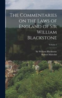 Produktbild: The Commentaries on the Laws of England of Sir William Blackstone; Volume 1