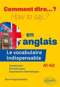 Produktbild: Le vocabulaire indispensable en anglais