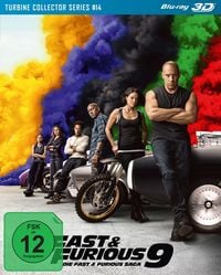 Produktbild: Fast & Furious 9 - Die Fast & Furious Saga (F9: The Fast Saga) - 3D - Turbine Collector Series #14 (Blu-ray 3D)