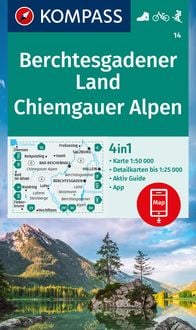Bild vom Artikel KOMPASS Wanderkarte 14 Berchtesgadener Land, Chiemgauer Alpen 1:50.000 vom Autor 