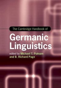 Produktbild: The Cambridge Handbook of Germanic Linguistics
