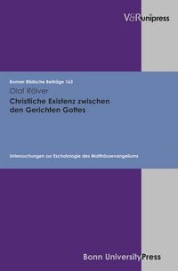 Produktbild: Christliche Existenz zwischen den Gerichten Gottes