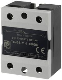 Produktbild: TRU COMPONENTS Halbleiterrelais TC-GSR-1-100DD 100 A Schaltspannung (max.): 220 V/DC Gleichstromschaltung 1 St.