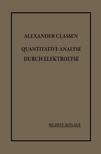 Produktbild: Quantitative Analyse durch Elektrolyse
