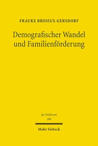 Produktbild: Demografischer Wandel und Familienf&ouml;rderung