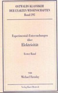 Produktbild: Experimentaluntersuchungen &uuml;ber Elektricit&auml;t 1