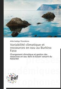 Produktbild: Thiombiano, A: Variabilite&acute; climatique et ressources en eau