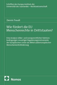 Produktbild: Wie f&ouml;rdert die EU Menschenrechte in Drittstaaten?