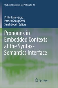 Produktbild: Pronouns in Embedded Contexts at the Syntax-Semantics Interface