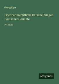 Produktbild: Eisenbahnrechtliche Entscheidungen Deutscher Gerichte