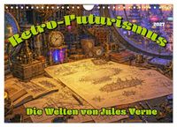Produktbild: Retro-Futurismus: Die Welten von Jules Verne (Wandkalender 2027 DIN A4 quer), CALVENDO Monatskalender