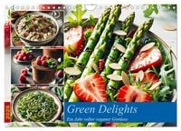 Produktbild: Green Delights - Ein Jahr voller veganer Gen&uuml;sse (Wandkalender 2026 DIN A4 quer), CALVENDO Monatskalender