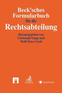 Produktbild: Beck'sches Formularbuch f&uuml;r die Rechtsabteilung