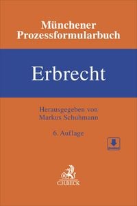 Produktbild: M&uuml;nchener Prozessformularbuch Erbrecht