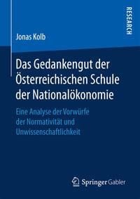 Produktbild: Das Gedankengut der &Ouml;sterreichischen Schule der National&ouml;konomie