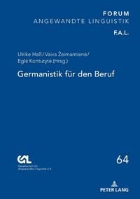Produktbild: Germanistik f&uuml;r den Beruf