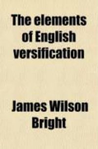 Produktbild: The Elements of English Versification