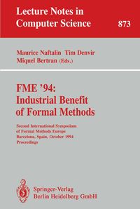 Produktbild: FME '94: Industrial Benefit of Formal Methods
