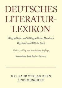 Produktbild: Deutsches Literatur-Lexikon / Spohn - Sternaux