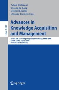 Produktbild: Advances in Knowledge Acquisition and Management