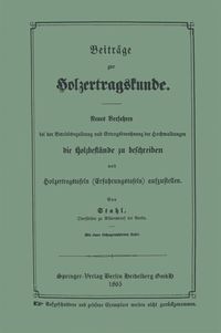 Produktbild: Beitr&auml;ge zur Holzertragskunde