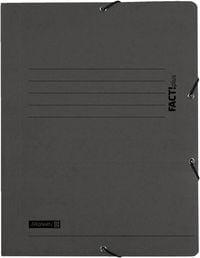 Produktbild: Brunnen Sammelmappe A4 schwarz Fact! Gummizug