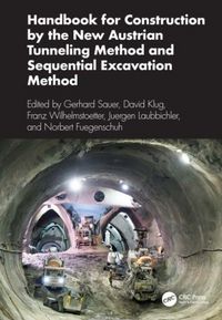 Produktbild: Handbook for Construction by the New Austrian Tunneling Method and Sequential Excavation Method
