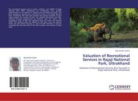 Produktbild: Valuation of Recreational Services in Rajaji National Park, Uttrakhand