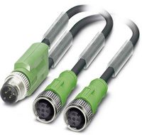 Produktbild: Phoenix Contact 1510722 Sensor-/Aktor-Steckverbinder, konfektioniert M12 Adapter, Y-Form 30.00 cm Polzahl Sensoren: 4 1 St.