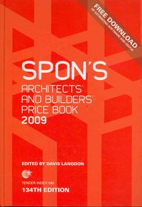 Produktbild: Spon's Architects' and Builders' Price Book 2009