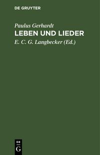 Produktbild: Leben und Lieder