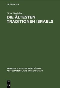 Produktbild: Die &Auml;ltesten Traditionen Israels