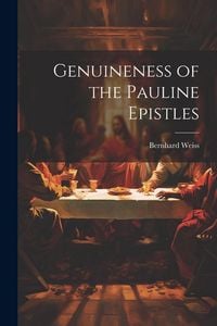 Produktbild: Genuineness of the Pauline Epistles