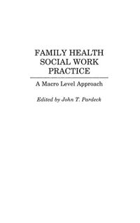 Produktbild: Family Health Social Work Practice