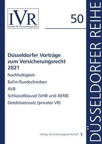 Bild vom Artikel Düsseldorfer Vorträge zum Versicherungsrecht 2021 vom Autor Dirk Looschelders