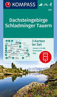 KOMPASS Wanderkarten-Set 293 Dachsteingebirge, Schladminger Tauern (3 Karten) 1:25.000 Kompass-Karten GmbH