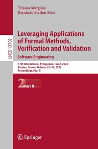 Produktbild: Leveraging Applications of Formal Methods, Verification and Validation. Software Engineering