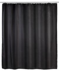 Produktbild: Anti-Schimmel Duschvorhang Uni Black, Textil (Polyester), 180 x 200 cm, waschbar