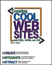 Produktbild: Creating Cool Web Sites with HTML, XHTML, and CSS
