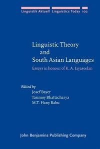 Produktbild: Linguistic Theory and South Asian Languages